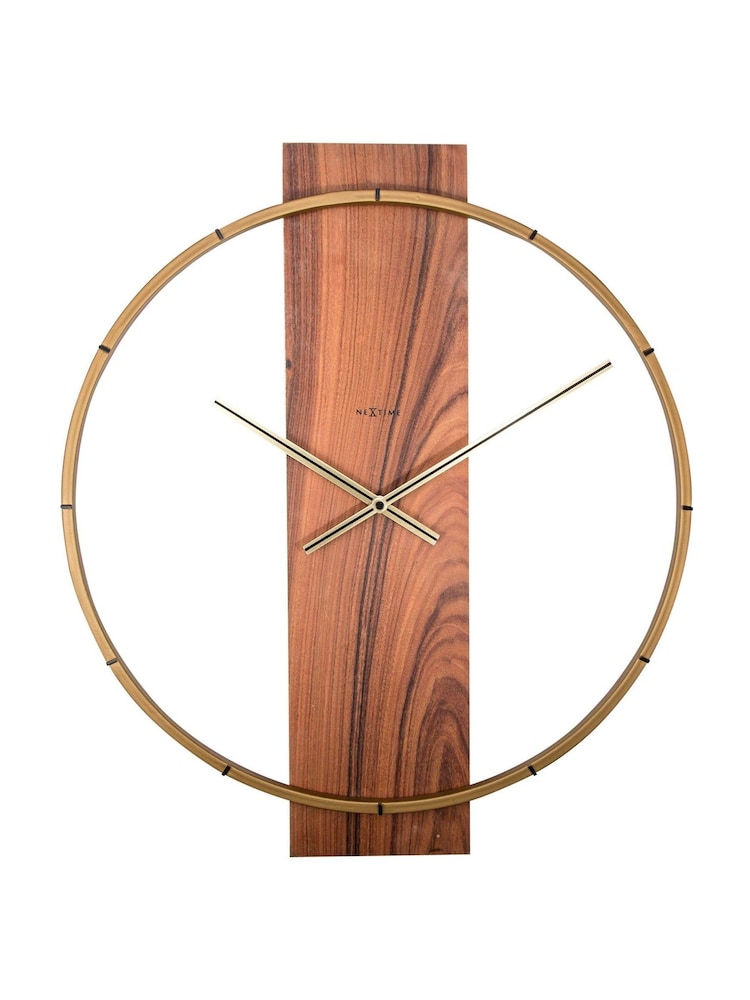 Widdop Brown Carl Wall Clock Wood - Image 2 of 6