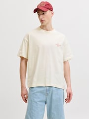 JACK & JONES White T-Shirt With Back Print - Image 2 of 6