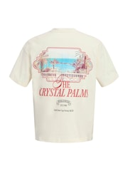 JACK & JONES White T-Shirt With Back Print - Image 4 of 6