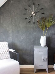 Widdop Black Plug Inn Metal Wall Clock - Image 1 of 6