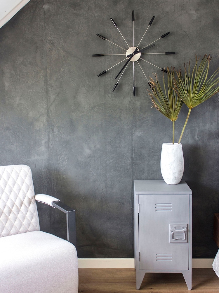 Widdop Black Plug Inn Metal Wall Clock - Image 1 of 6 Widdop Black Plug Inn Metal Wall Clock - Image 1 of 6