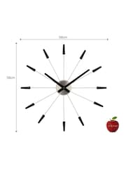 Widdop Black Plug Inn Metal Wall Clock - Image 3 of 6