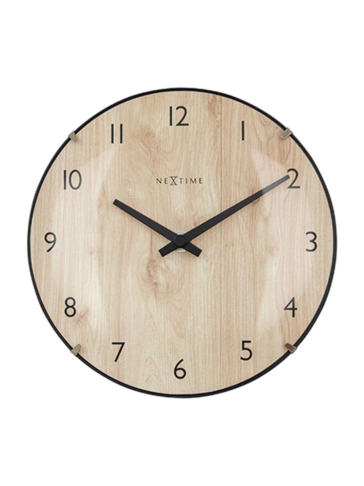 Widdop Brown Edge Wood Mini Table or Wall Clock - Image 2 of 6