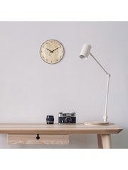 Widdop Brown Edge Wood Mini Table or Wall Clock - Image 6 of 6