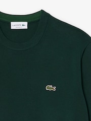 Lacoste Green Cotton Crew Neck Jumper - Image 2 of 4
