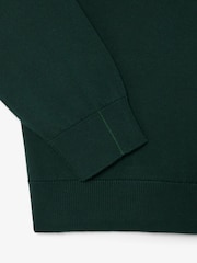 Lacoste Green Cotton Crew Neck Jumper - Image 3 of 4