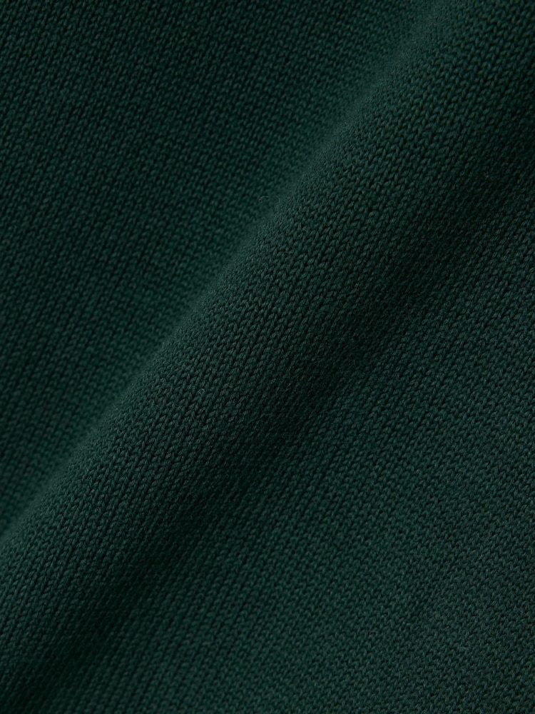 Lacoste Green Cotton Crew Neck Jumper - Image 4 of 4