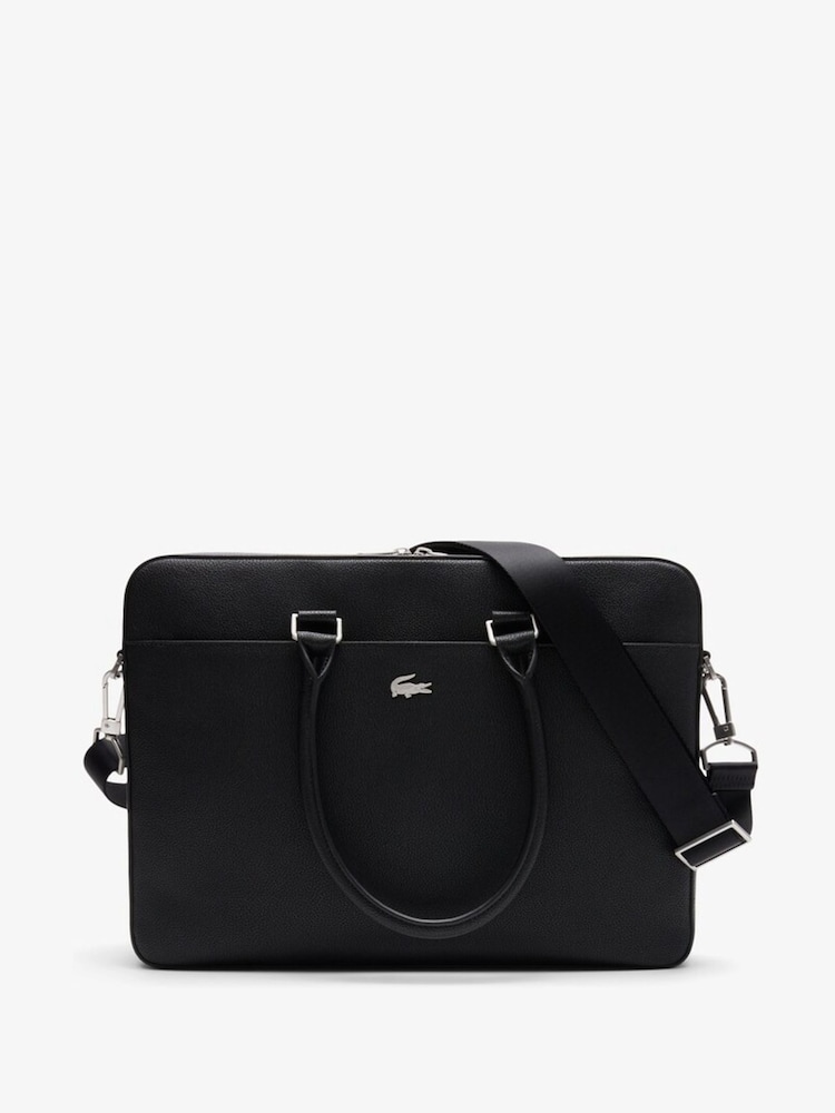 Lacoste Black Business Cross Body Computer Bag - Image 1 of 1 Lacoste Black Business Cross Body Computer Bag - Image 1 of 1