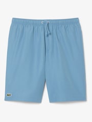 Lacoste Blue Lightweight Diamond Taffeta Tennis Shorts - Image 1 of 3