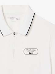 Lacoste Natural Regular Fit Ultra-Dry Heritage Tennis Polo Shirt - Image 2 of 4