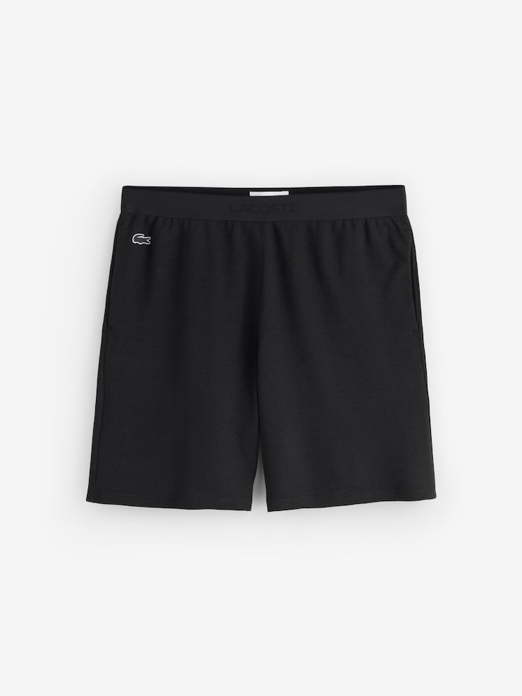 Lacoste Waffled Cotton Loungewear Shorts - Bild 1 av 1