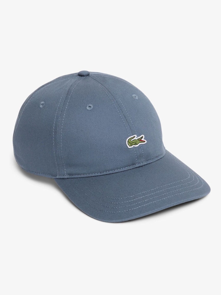 Lacoste Slate Blue Twill Cap - Image 1 of 5