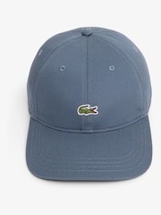Lacoste Slate Blue Twill Cap - Image 4 of 5