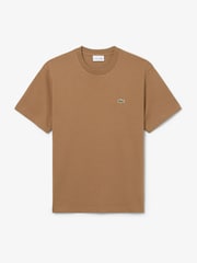 Lacoste Brown Cotton T-Shirt - Image 1 of 3