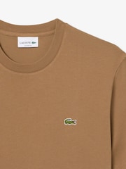 Lacoste Brown Cotton T-Shirt - Image 2 of 3