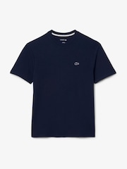 Lacoste Κοντομάνικο μπλουζάκι Πικέ από βαμβάκι Ρούχα για το σπίτι - Εικόνα 1 από 2