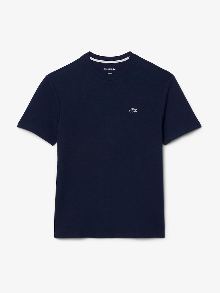 Lacoste Κοντομάνικο μπλουζάκι Πικέ από βαμβάκι Ρούχα για το σπίτι - Εικόνα 1 από 2
