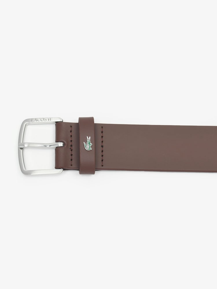 Lacoste slät läderbälte - Bild 3 av 3