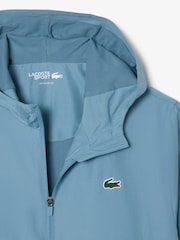 Lacoste Blue Water Repellent Hooded Sports Jacket - Image 2 of 4
