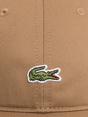 Lacoste Brown Twill Cap - Image 3 of 4