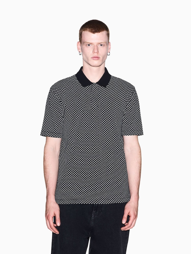 Armani Exchange Regular-Fit Logo Printed Polo Shirt - Bild 1 von 8 Armani Exchange Regular-Fit Logo Printed Polo Shirt - Bild 1 von 8