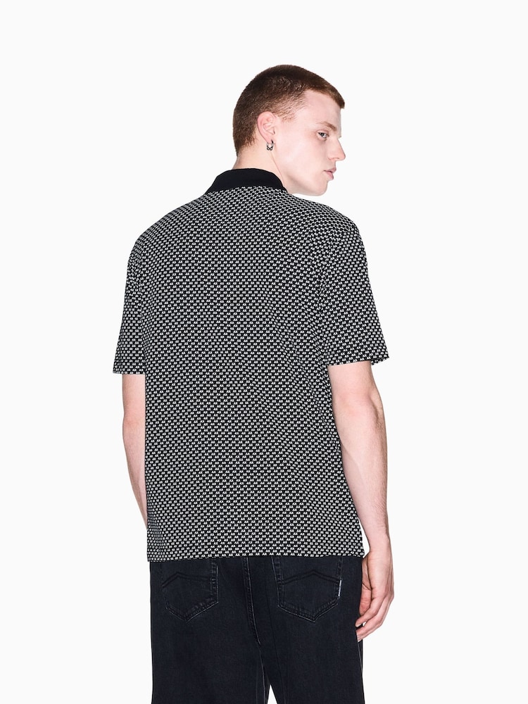 Armani Exchange Regular-Fit Logo Printed Polo Shirt - Bild 2 von 8 Armani Exchange Regular-Fit Logo Printed Polo Shirt - Bild 2 von 8