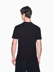 Armani Exchange Black Regular-Fit Logo T-Shirt - Image 2 of 8