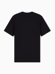Armani Exchange Black Regular-Fit Logo T-Shirt - Image 8 of 8