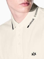 Polo con logo de corte regular de Armani Exchange - Imagen 3 de 8