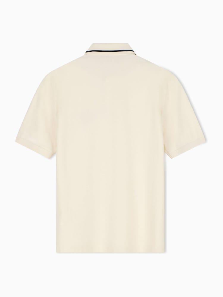 Polo con logo de corte regular de Armani Exchange - Imagen 8 de 8