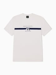 Armani Exchange White Regular-Fit Logo T-Shirt - Image 1 of 3