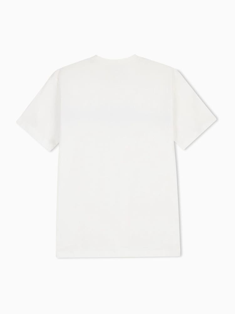 Armani Exchange White Regular-Fit Logo T-Shirt - Image 2 of 3