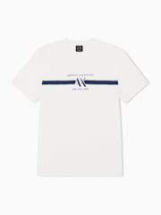 Armani Exchange White Regular-Fit Logo T-Shirt - Image 6 of 8