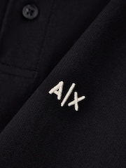 Armani Exchange Regular-Fit логотипті поло жейдесі - 7суретінің 7 суреті