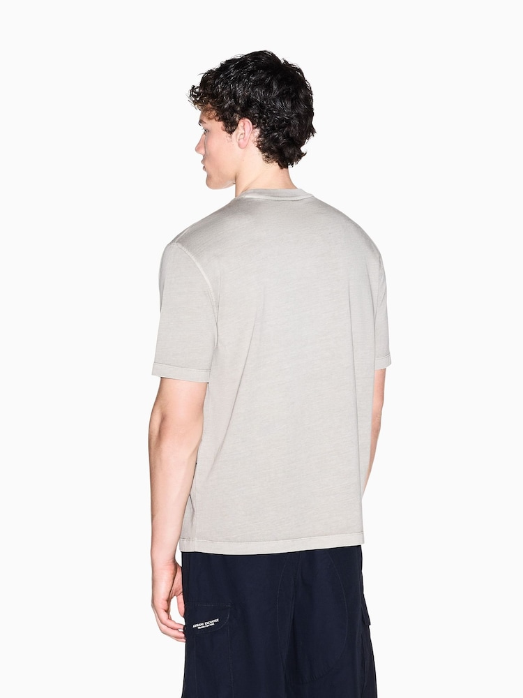 Krem boja - Majica sa logotipom Armani Exchange redovnog kroja - Slika 2 od 5 Krem boja - Majica sa logotipom Armani Exchange redovnog kroja - Slika 2 od 5