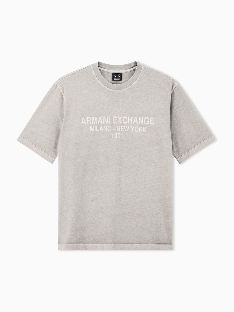 Krem boja - Majica sa logotipom Armani Exchange redovnog kroja - Slika 5 od 5 Krem boja - Majica sa logotipom Armani Exchange redovnog kroja - Slika 5 od 5