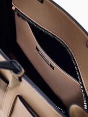 Armani Exchange Brown Logo Tote Bag - Image 6 of 6