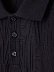 Schwarz - Armani Exchange Regular-Fit Logo Polo Shirt - Bild 6 von 8
