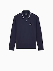Armani Exchange Regular Fit logotipa polo krekls - Attēls 1 no 2