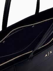 Armani Exchange Black Logo Tote Bag - Image 3 of 3