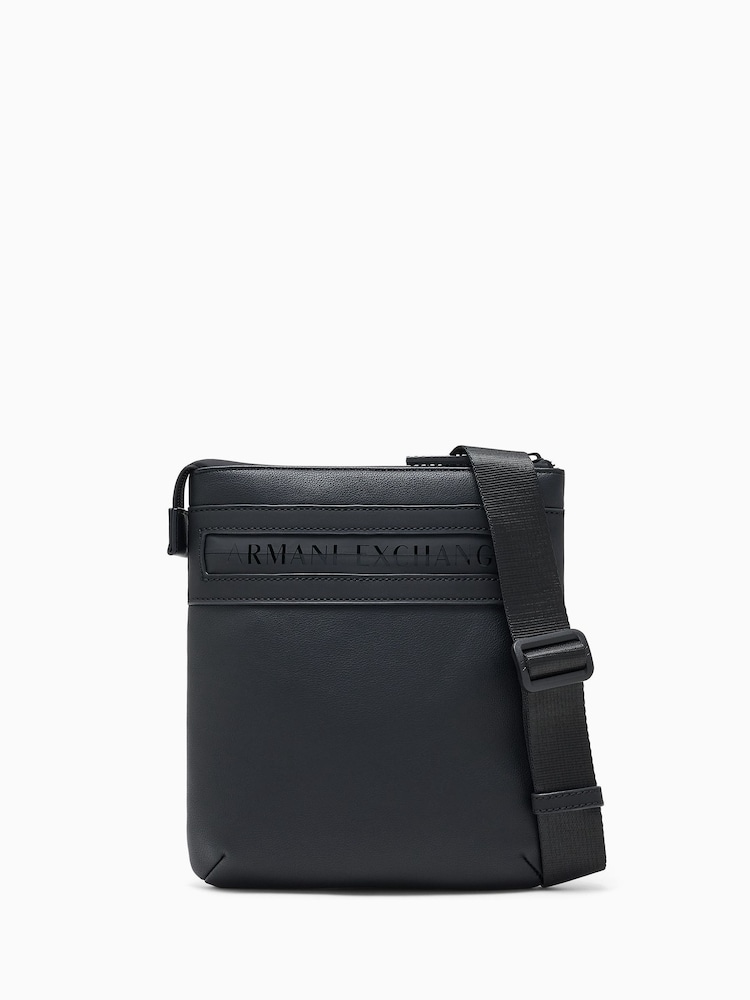 Armani Exchange Black Logo Messenger Bag - Image 2 of 5