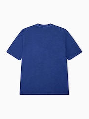 Plavo - Majica sa logotipom Armani Exchange redovnog kroja - Slika 7 od 7