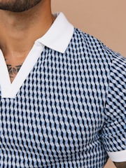 MAUVAIS Blue Matteo Polo Shirt - Image 3 of 3