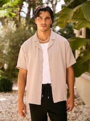 MAUVAIS Natural Fiorano Shirt - Image 1 of 5