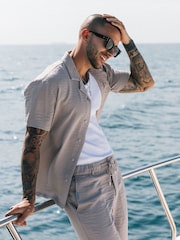 MAUVAIS Natural Fiorano Shirt - Image 4 of 5