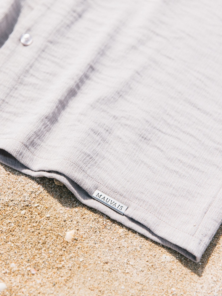 MAUVAIS Natural Fiorano Shirt - Image 5 of 5 MAUVAIS Natural Fiorano Shirt - Image 5 of 5