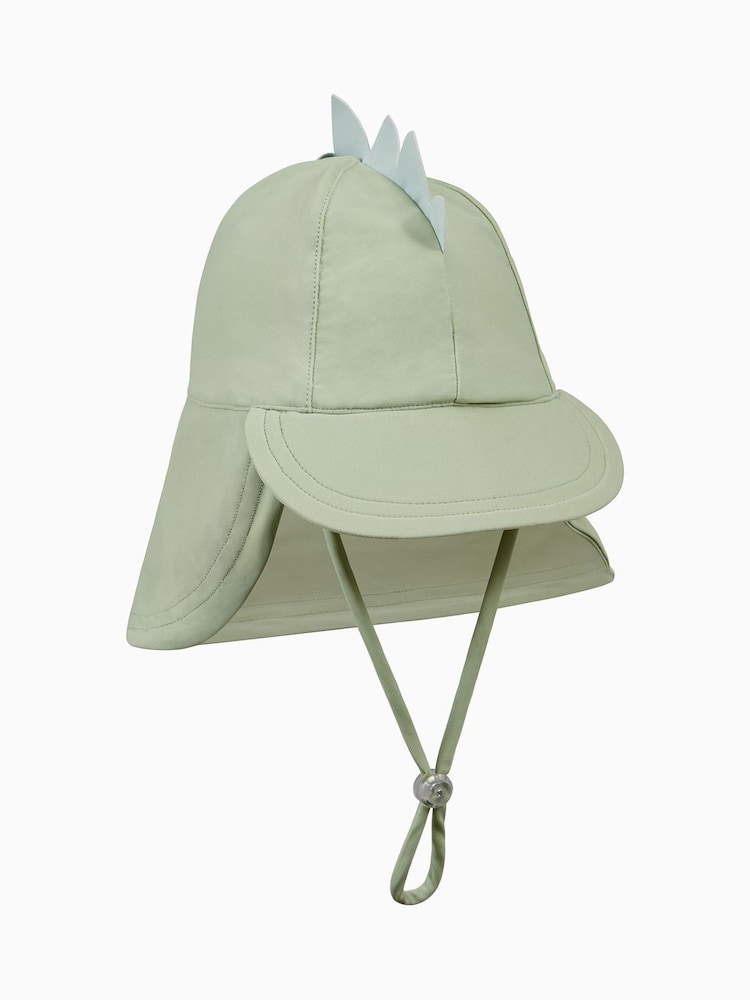 MORI Green Dino Sun Safe Swim Hat - Image 2 of 2 MORI Green Dino Sun Safe Swim Hat - Image 2 of 2