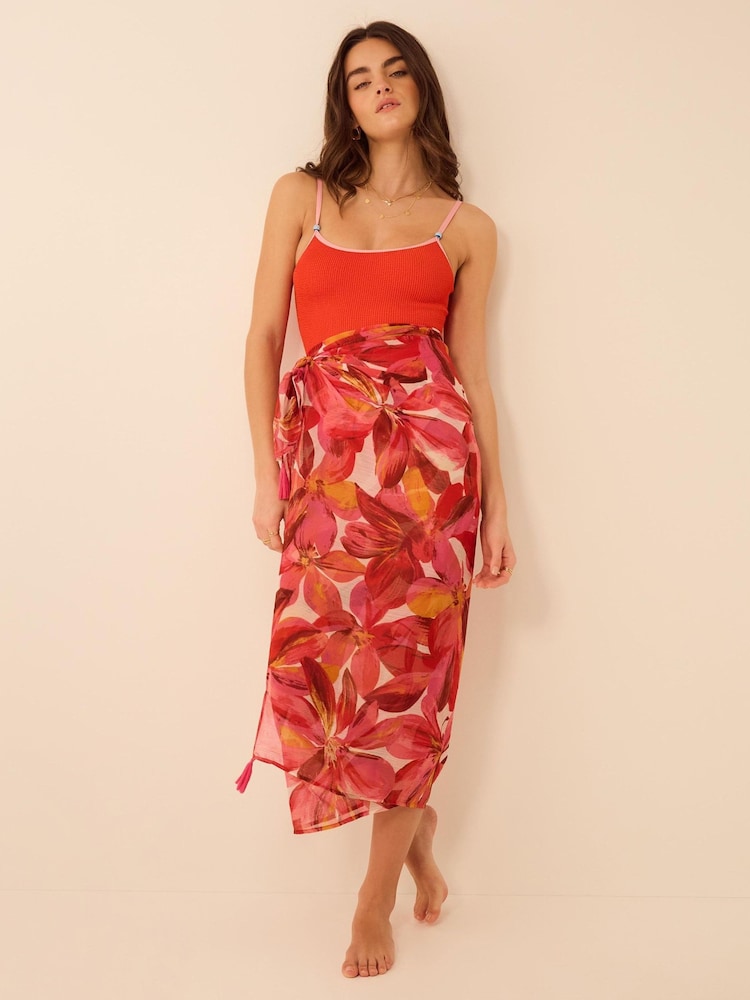 Accessorize Sarong mit floralem Print - Bild 1 von 4