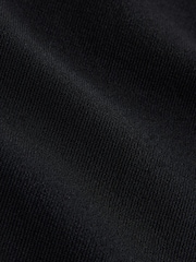 CERENE Vivienne Black Knitted Sheer Sleeve Bodysuit - Image 8 of 10