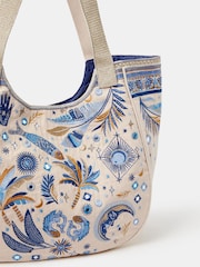 Accessorize Cream Celestial Embroidered Tote Bag - Image 3 of 3